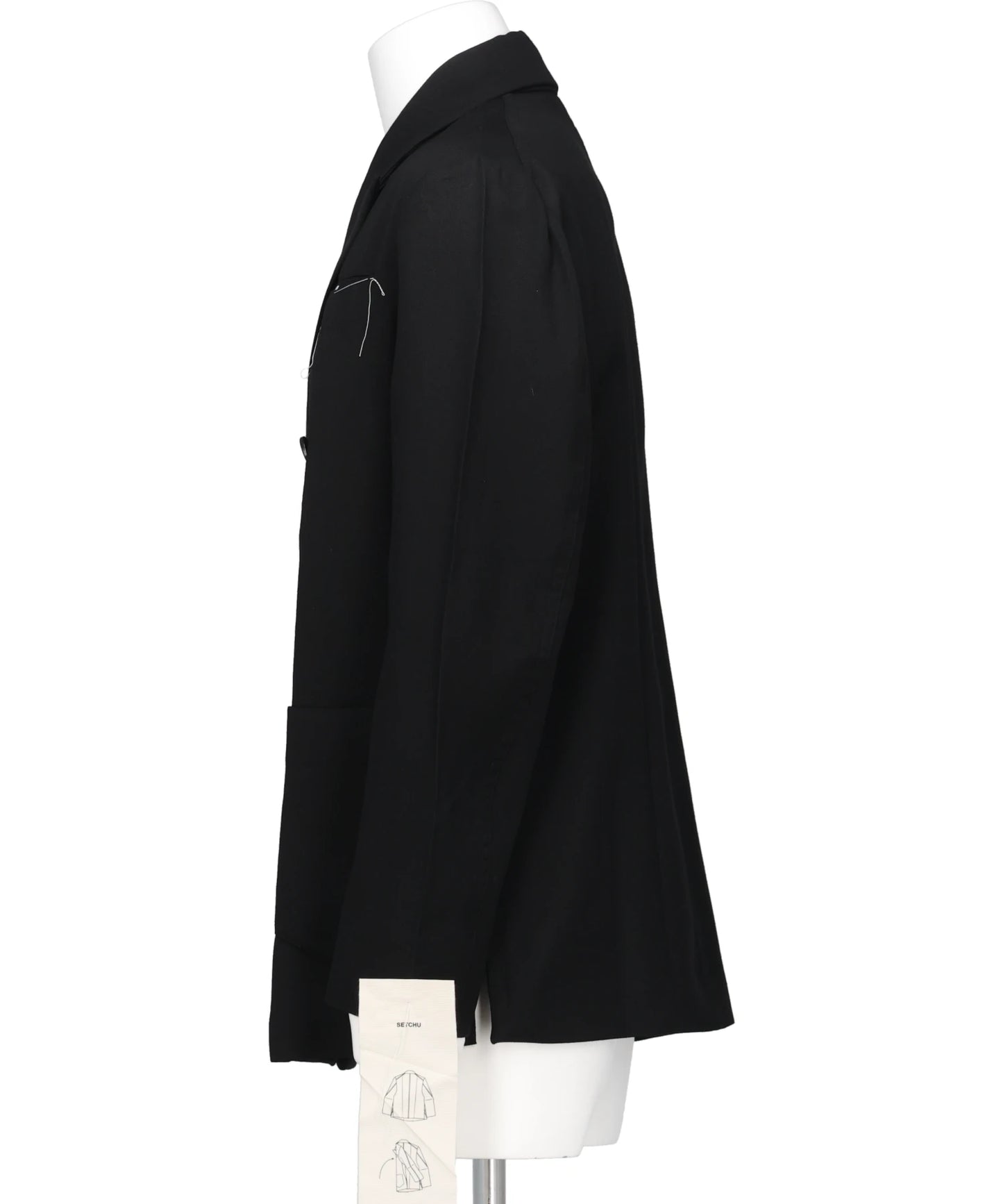 ORIGAMI JACKET MAKISU WOOL