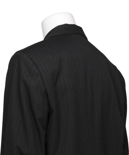 PLEATED BLAZER PINSTRIPE