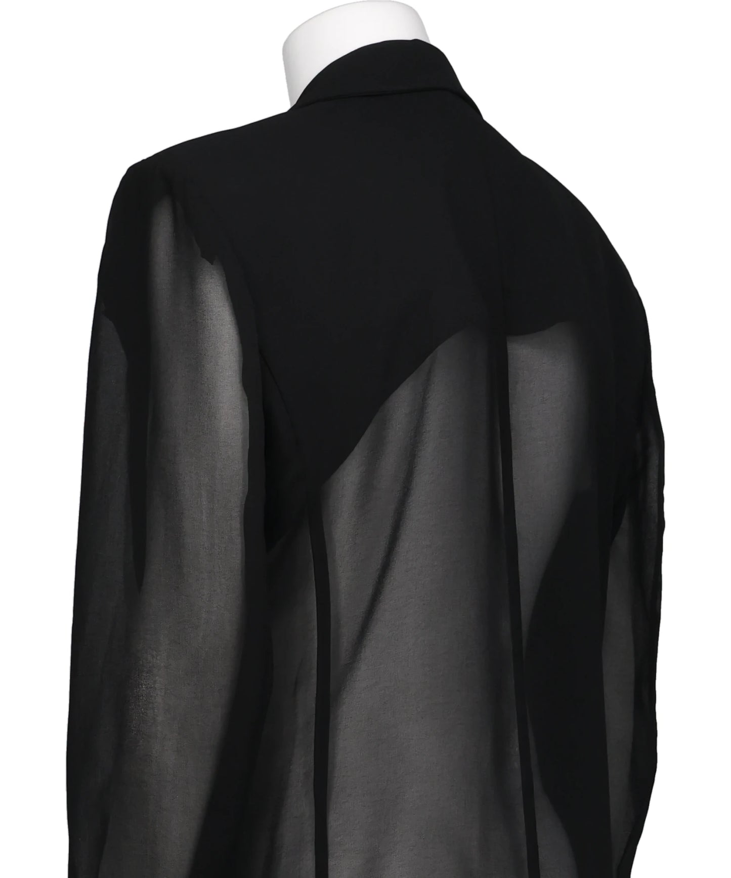 TRANSPARENT DOUBLE BREASTED JACKET