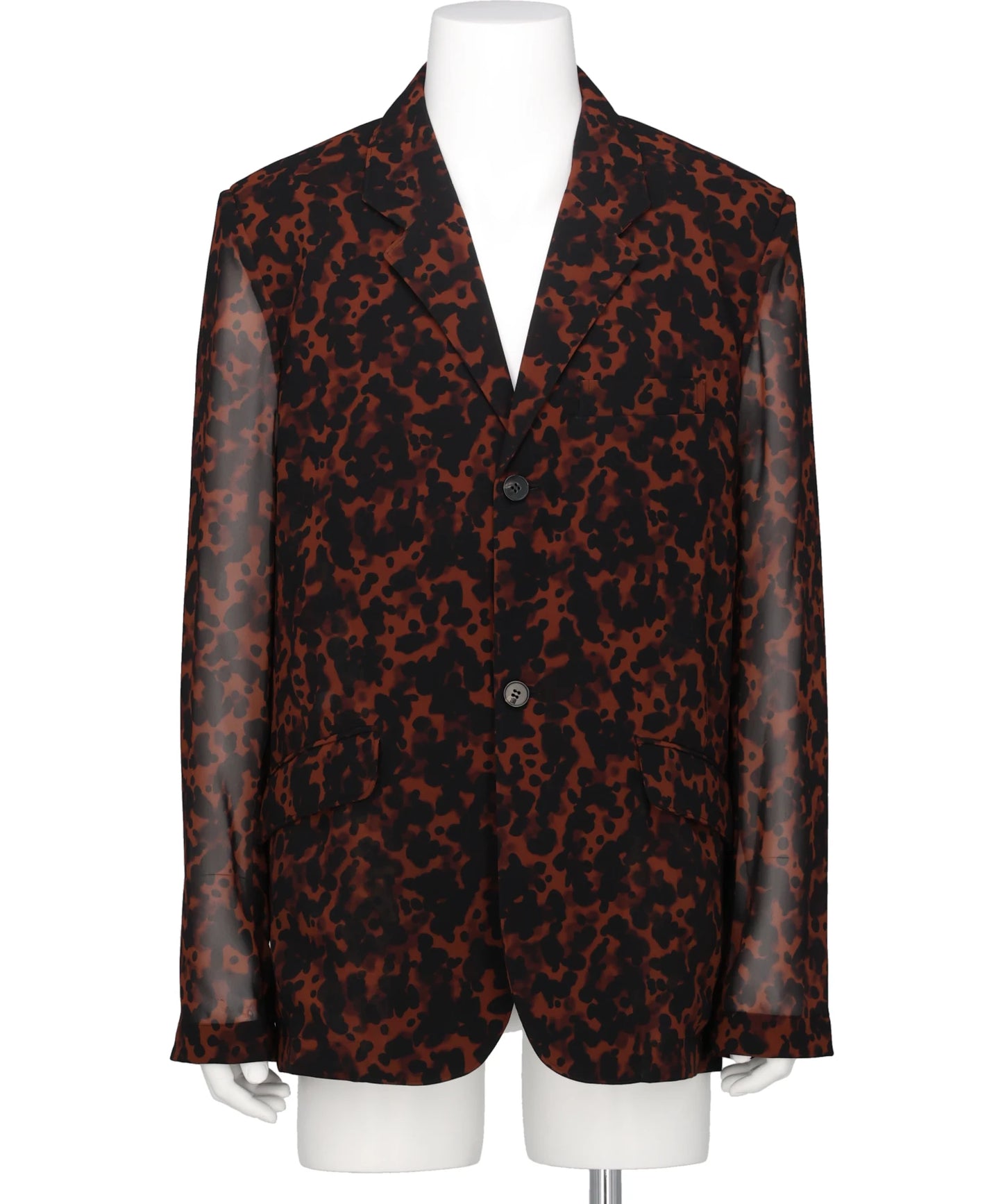 TRANSPARENT CLASSIC FIT BLAZER JACKET