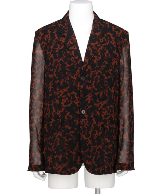 TRANSPARENT CLASSIC FIT BLAZER JACKET