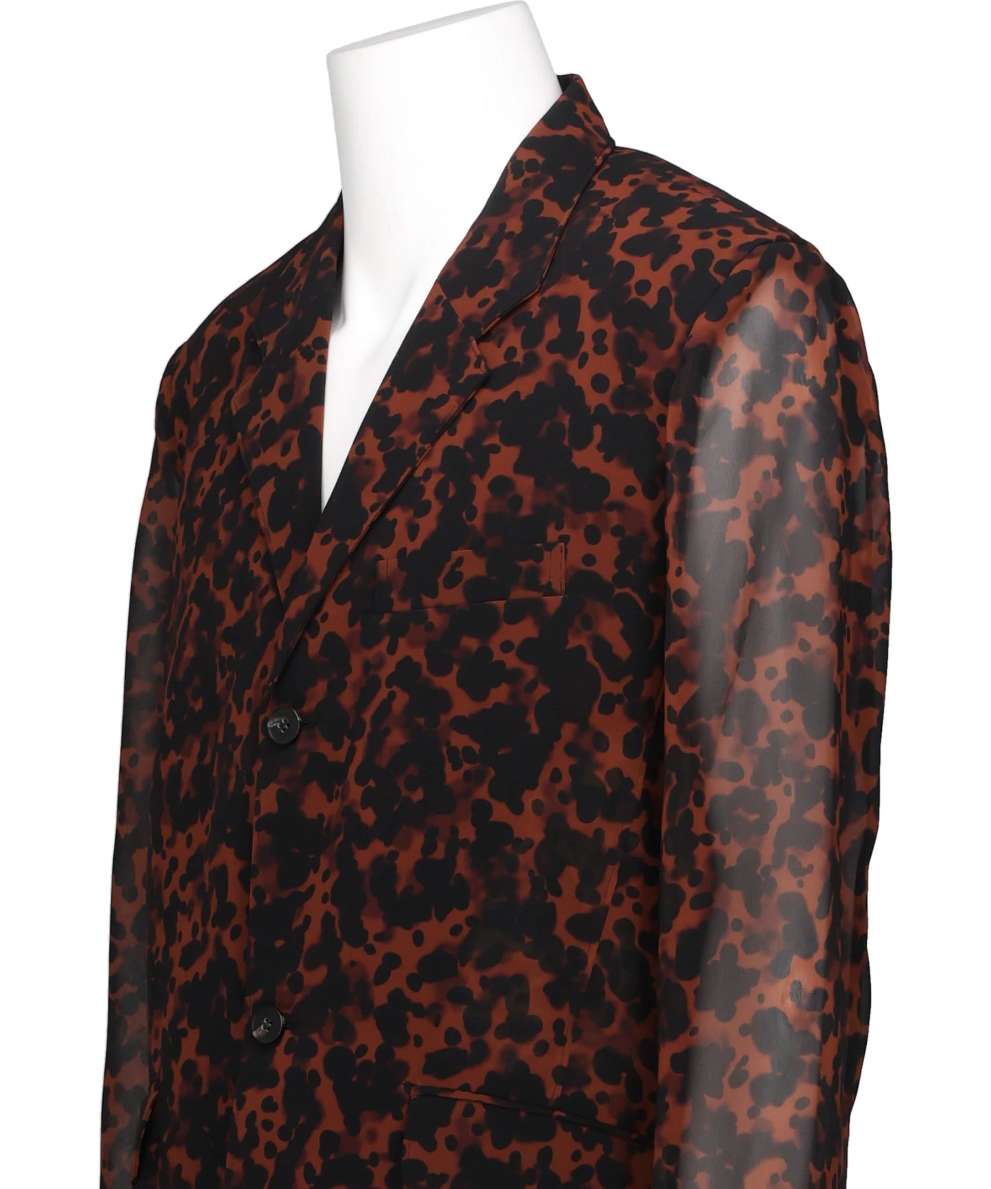 TRANSPARENT CLASSIC FIT BLAZER JACKET