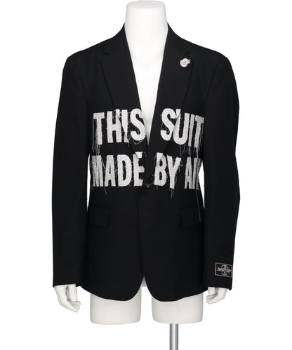 doublet(ダブレット) AIR YARN EMBROIDERY TAILORED JACKET