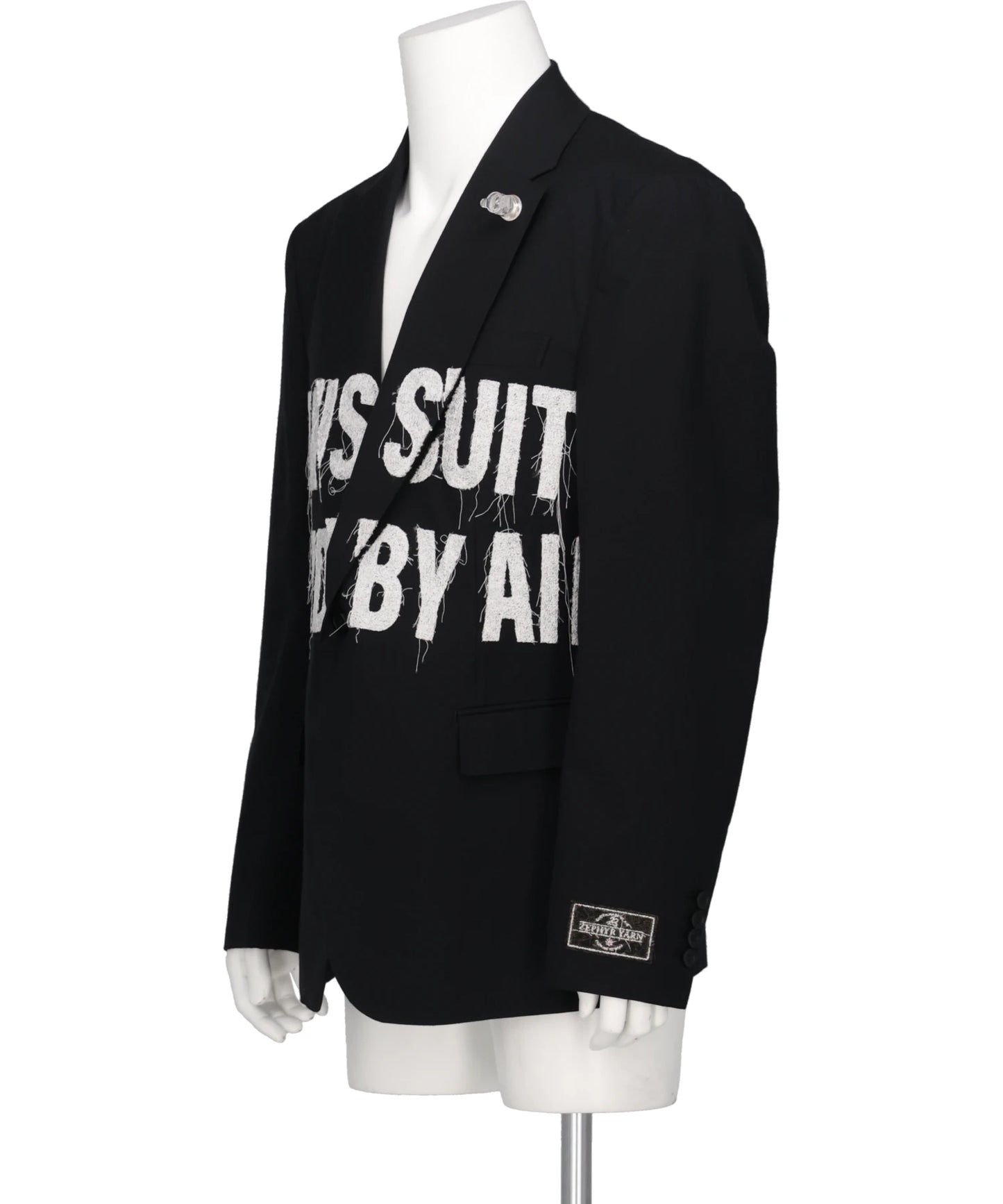 AIR YARN EMBROIDERY TAILORED JACKET