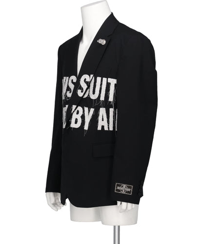 AIR YARN EMBROIDERY TAILORED JACKET