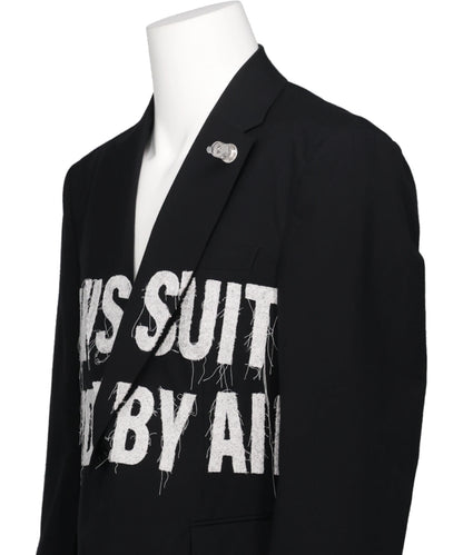 AIR YARN EMBROIDERY TAILORED JACKET