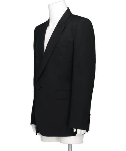 WOOL GABARDINE SINGLE BREASTED JACKET