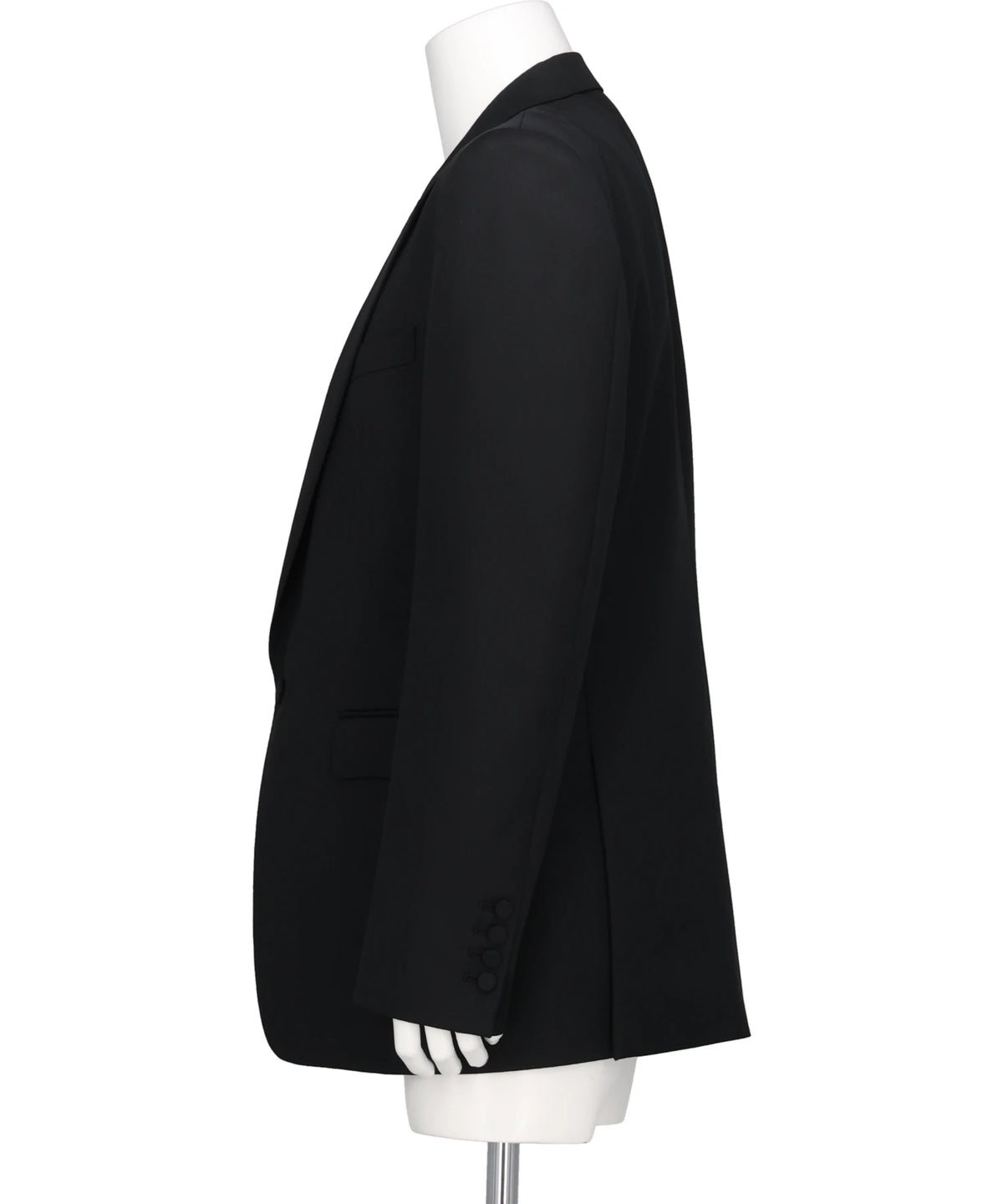 WOOL GABARDINE SINGLE BREASTED JACKET