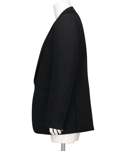 WOOL GABARDINE SINGLE BREASTED JACKET