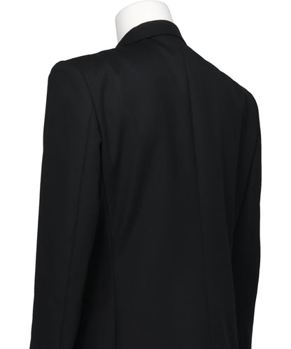 WOOL GABARDINE SINGLE BREASTED JACKET