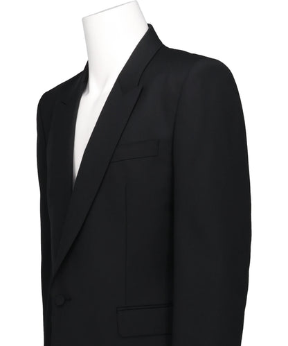 WOOL GABARDINE SINGLE BREASTED JACKET