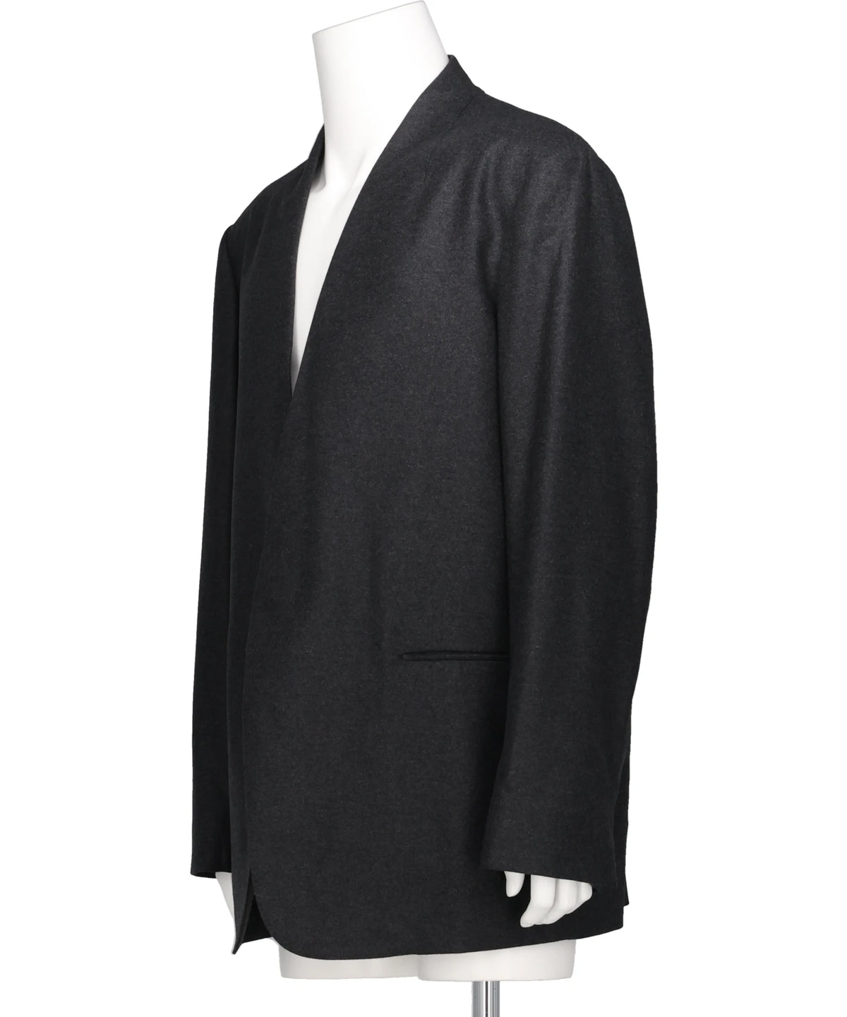 COLLARLESS JACKET