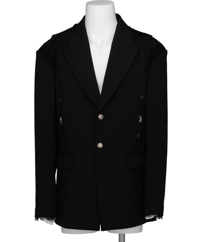 tanakadaisuke(タナァダイスケ) 2026AW GARTER COLLAR PEAKED LAPEL JACKET TD-25AW-JK52
