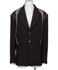 tanakadaisuke(タナカダイスケ) 2026AW GARTER COLLAR PEAKED LAPEL JACKET TD-25AW-JK52