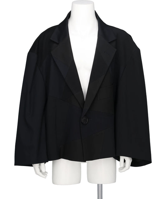 ZOOM PATCHWORK POLYESTER JACKET