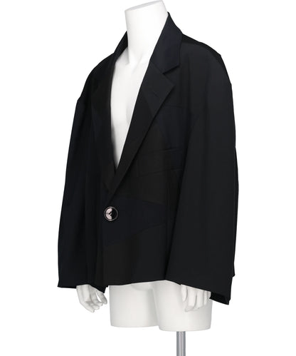 ZOOM PATCHWORK POLYESTER JACKET