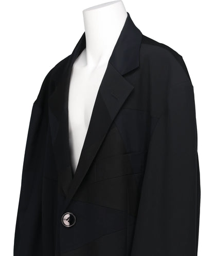 ZOOM PATCHWORK POLYESTER JACKET