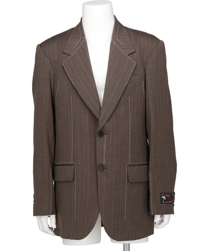 DAIRIKU（ダイリク）"JACK" STRIPE SINGLE TAILORED JACKET