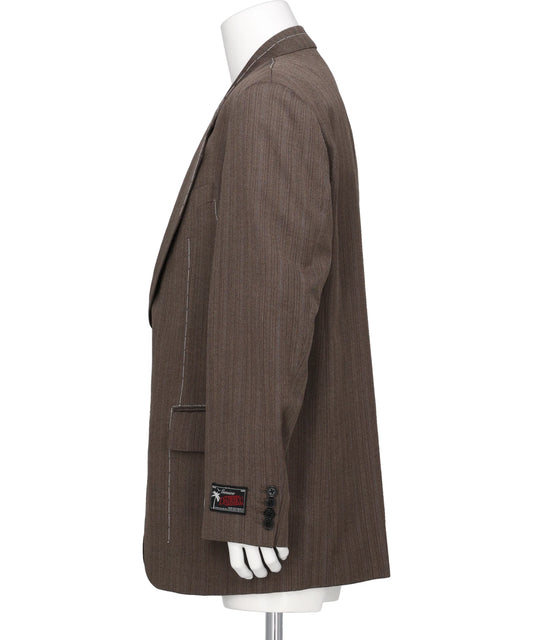 "JACK" STRIPE SINGLE TAILORED JACKET