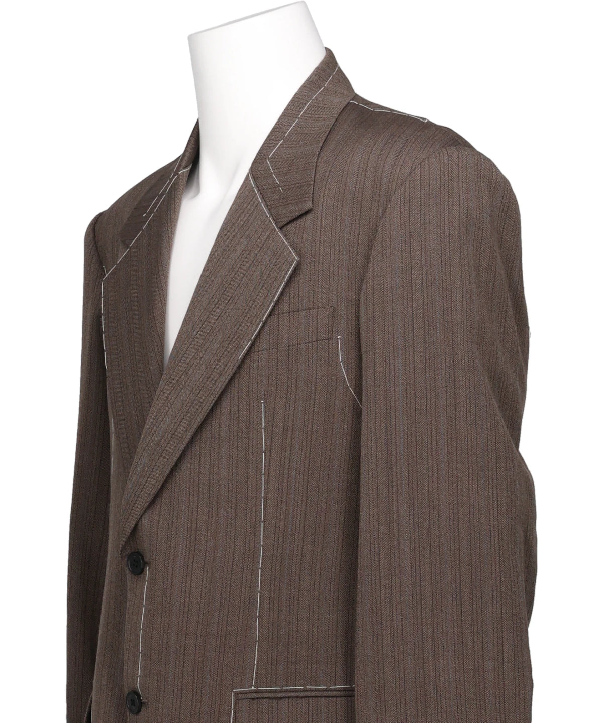 "JACK" STRIPE SINGLE TAILORED JACKET