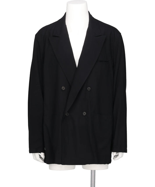 YOKE(ヨーク)RAYON POLYESTER BRUSHED TWILLRELAXED DOUBLE BREASTED BLEZER
