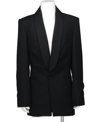 LGN LOUIS GABRIEL NOUCHI(ルイ・ガブリエル・ヌイッチ) 2026AW PLEATED SHAWL COLLAR JACKET 0229-T115