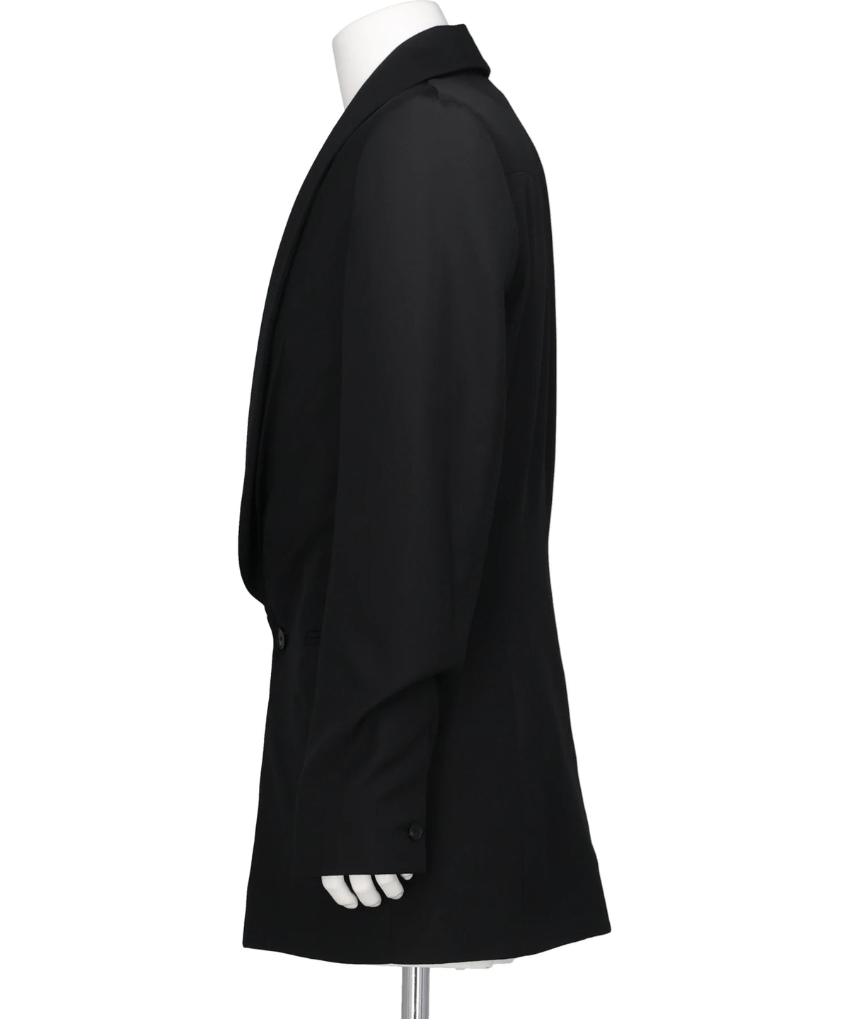 PLEATED SHAWL COLLAR JACKET