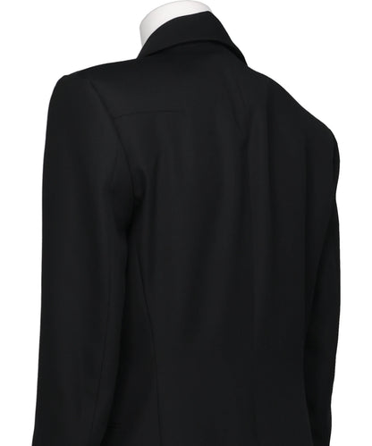PLEATED SHAWL COLLAR JACKET