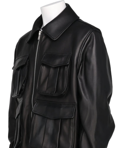 OVERSIZED MULTI POCKET AVIATOR JACKET