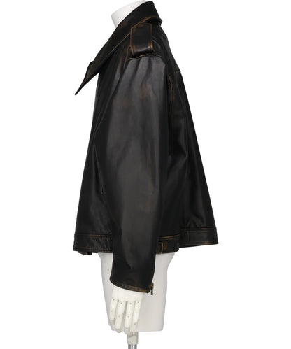 HORSE LEATHER RIDERS JACKET