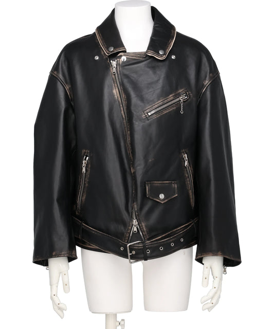 DISCOVERED(ディスカバード) LEATHER W RIDERS BLOUSON