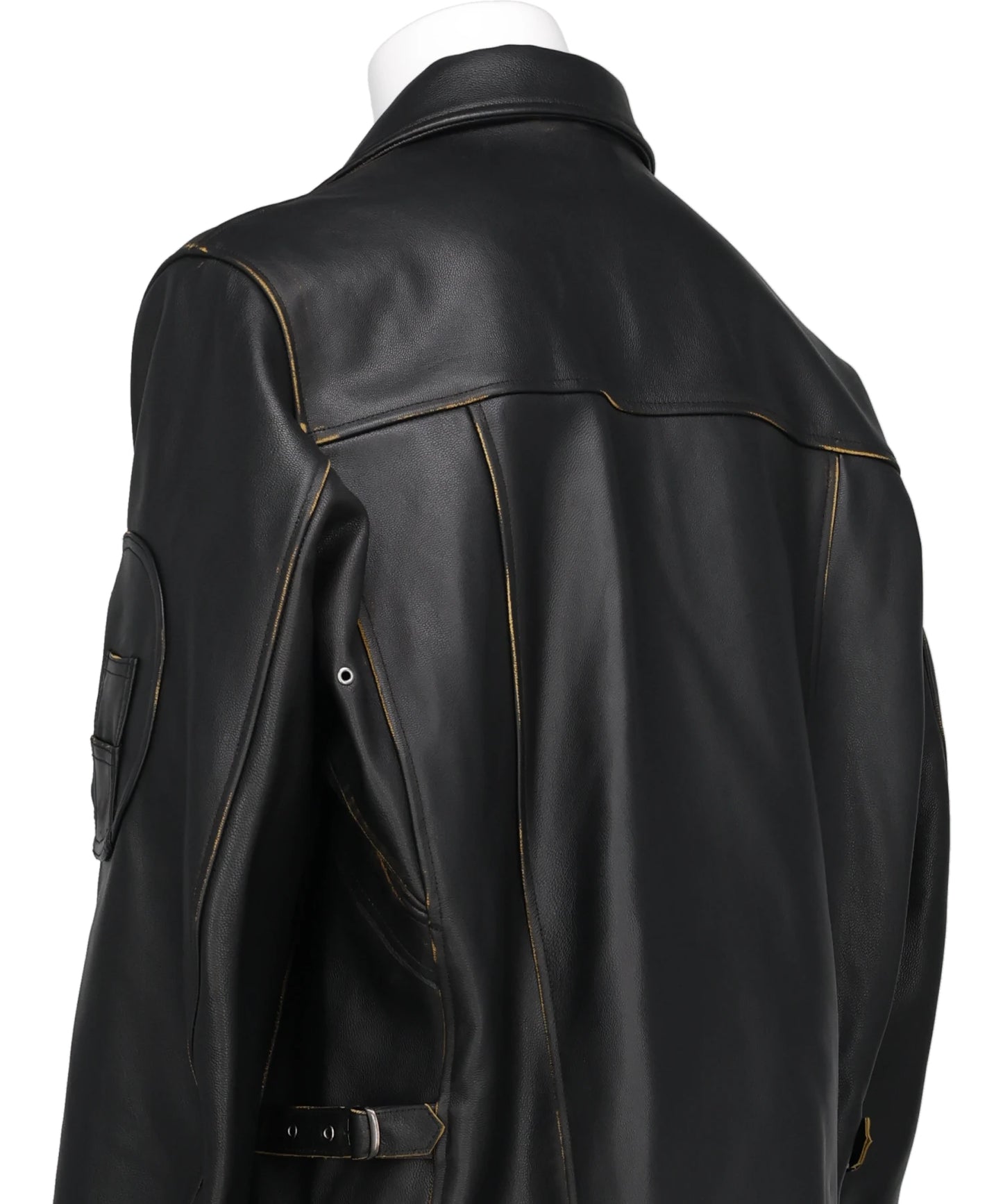MILLITARY LEATHER FLIGHT JACKET