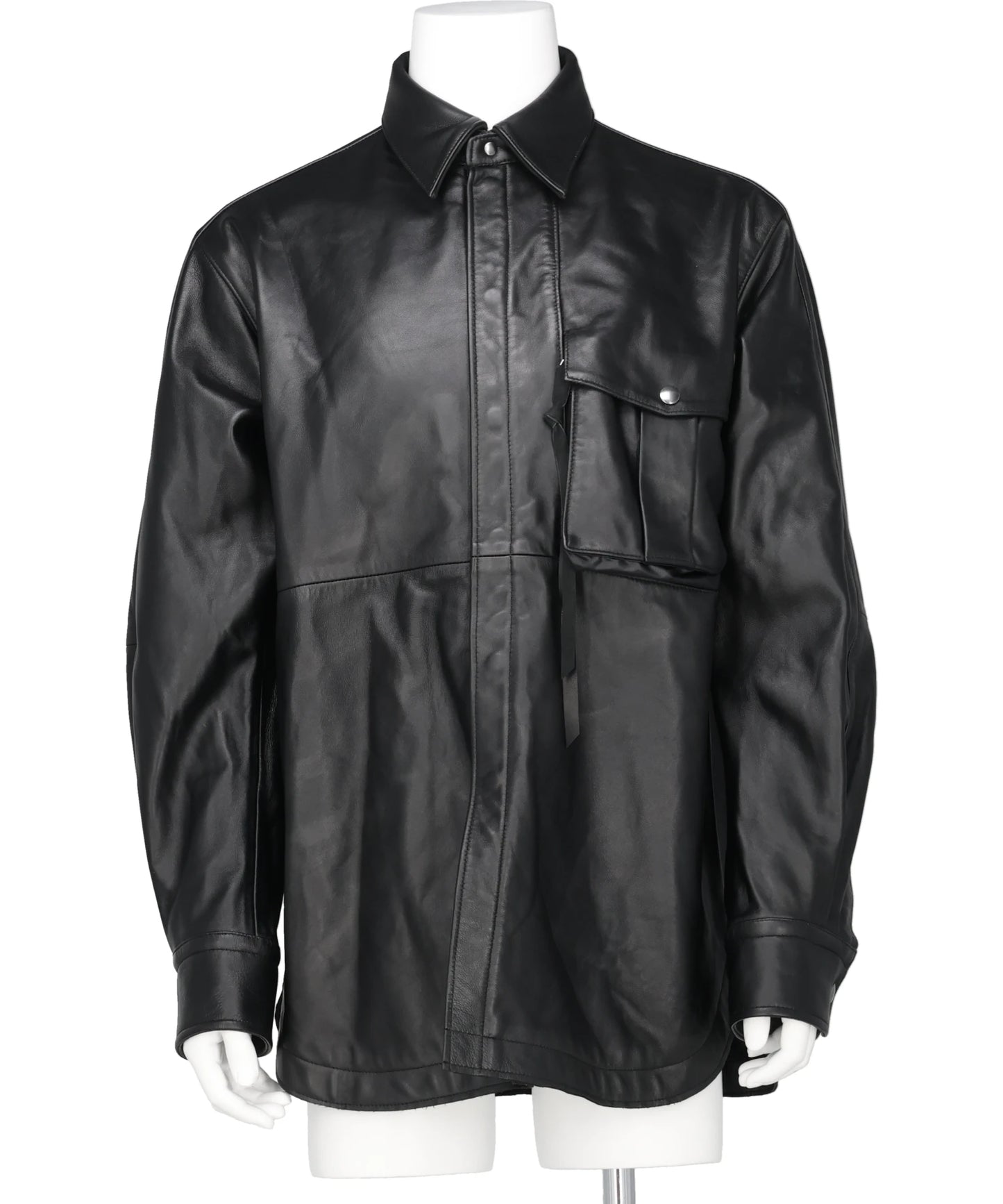 Tamme(タム) 2026SS LEATHER PCS SHIRT 26S0335