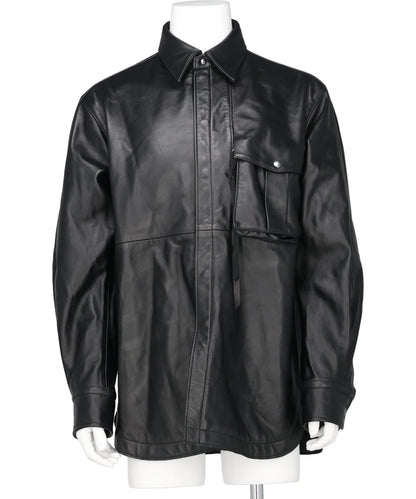 Tamme(タム) 2026SS LEATHER PCS SHIRT 26S0335