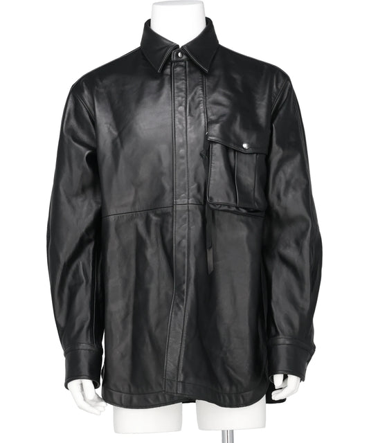 Tamme(タム) 2026SS LEATHER PCS SHIRT 26S0335