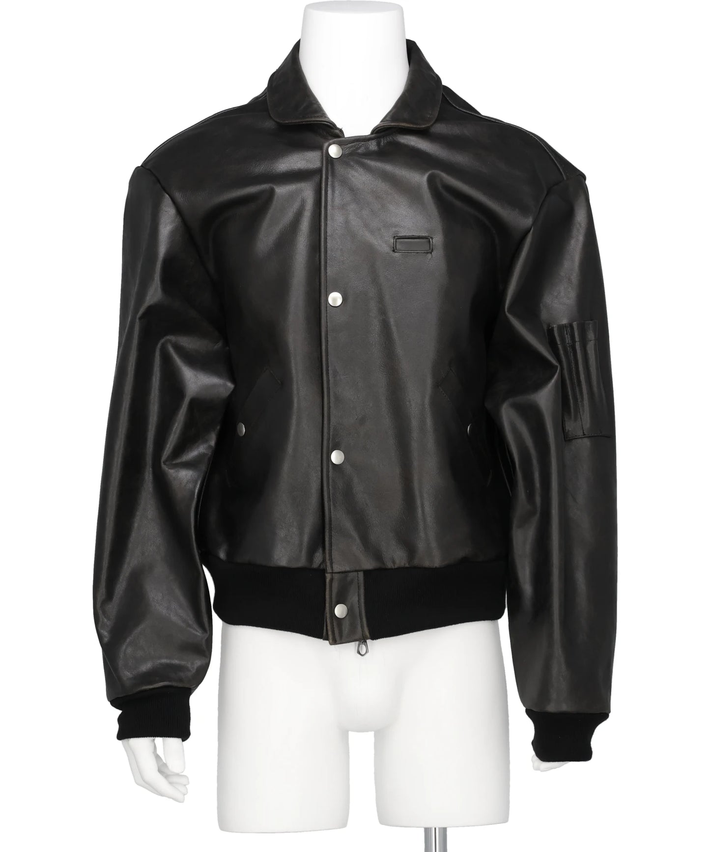 YOKE(ヨーク) 2026SS CRACKED LEATHER FLIGHT JACKET YK26SS01156B