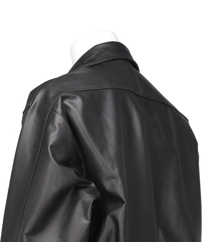 CARF LEATHER TRUCK JACKET