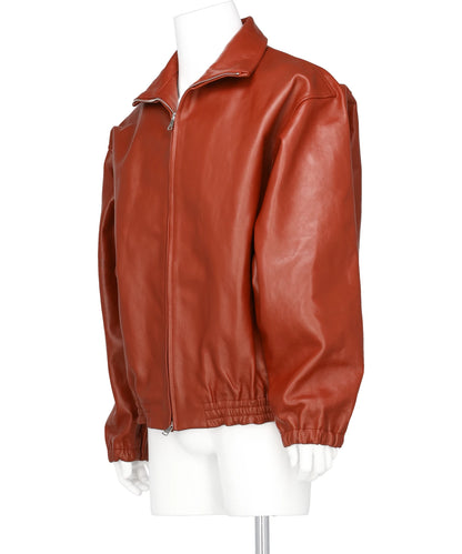 CARF LEATHER TRUCK JACKET