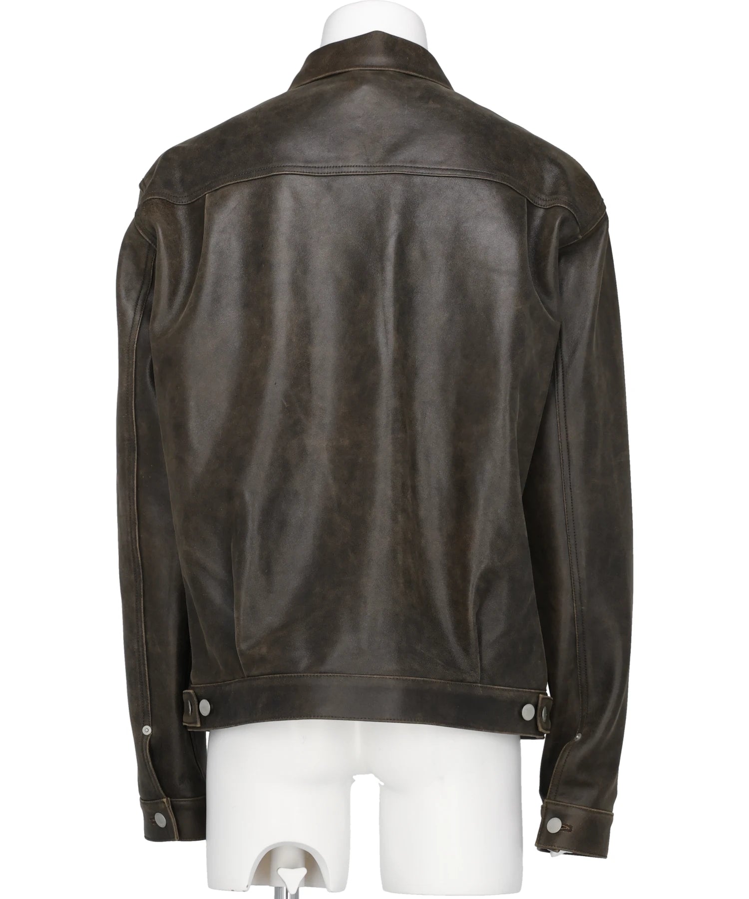 YOKE(ヨーク) 2026SS CRACKED LEATHER TRUCKER JACKET YK26SS01159B YOKE(ヨーク) 2026SS CRACKED LEATHER TRUCKER JACKET YK26SS01159B
