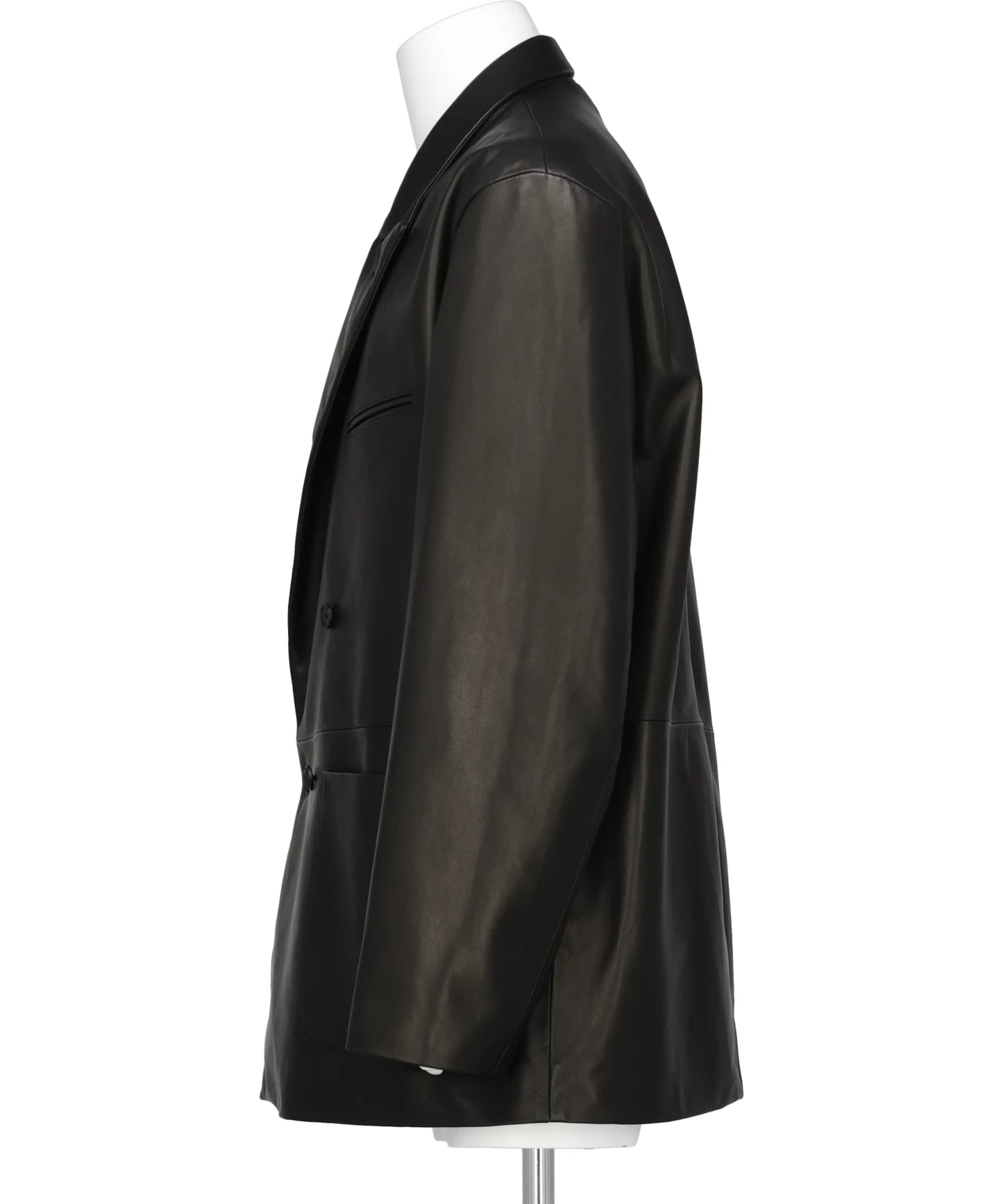 SHEEP LEATHER DOUBLE BRESTED BLEAZER