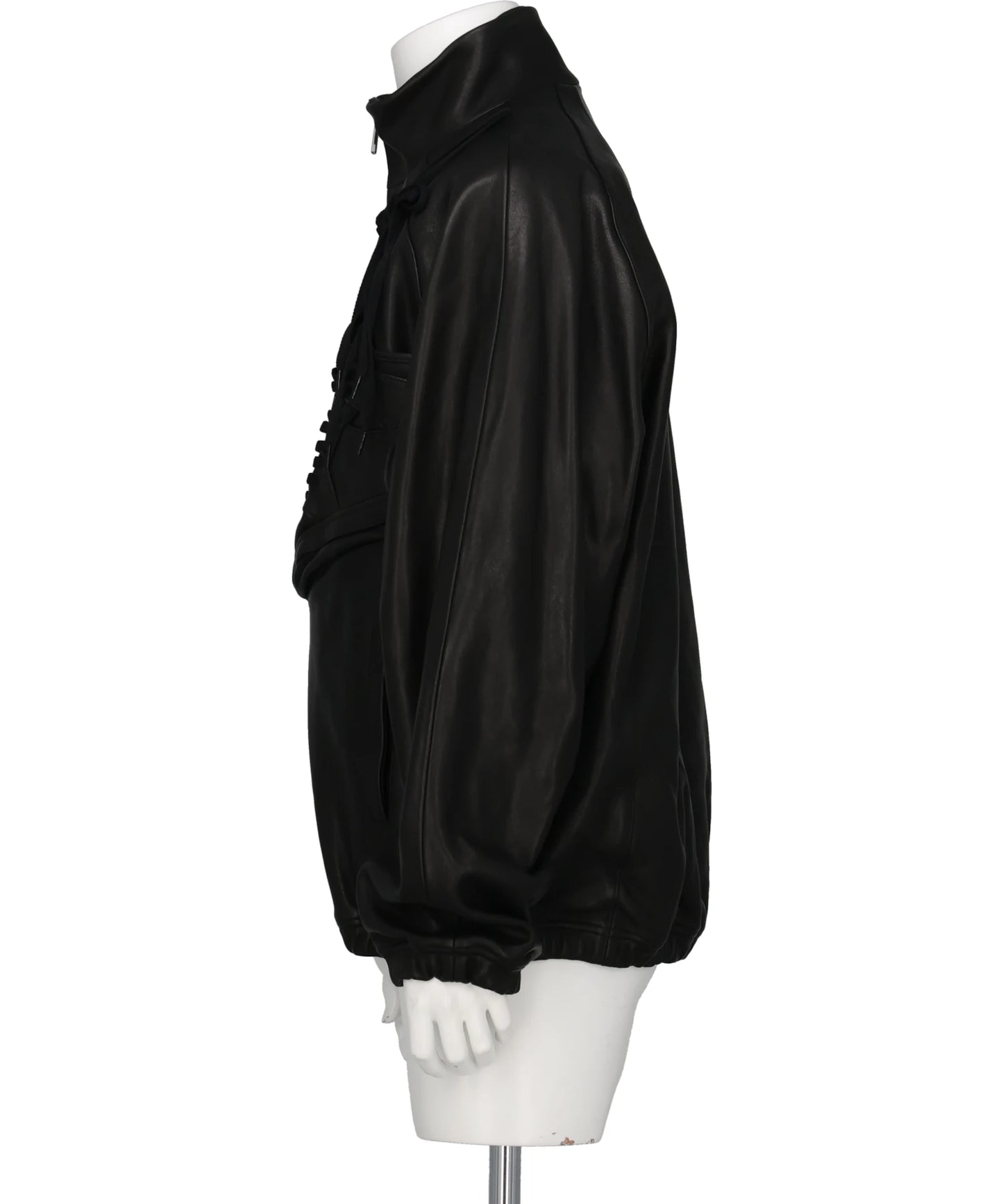BASKETBALL SHOE POCKET LEATHER JACKET