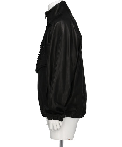 BASKETBALL SHOE POCKET LEATHER JACKET