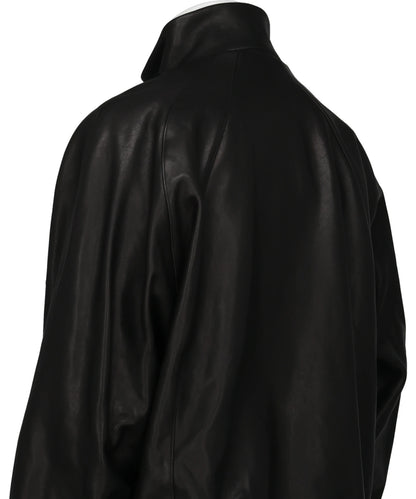 BASKETBALL SHOE POCKET LEATHER JACKET