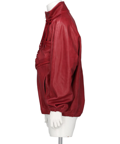 BASKETBALL SHOE POCKET LEATHER JACKET
