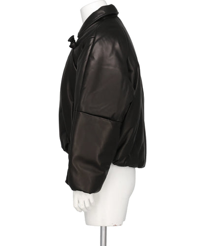 INFLATED BALLOON LEATHER JACKET