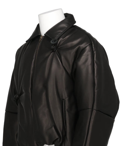 INFLATED BALLOON LEATHER JACKET
