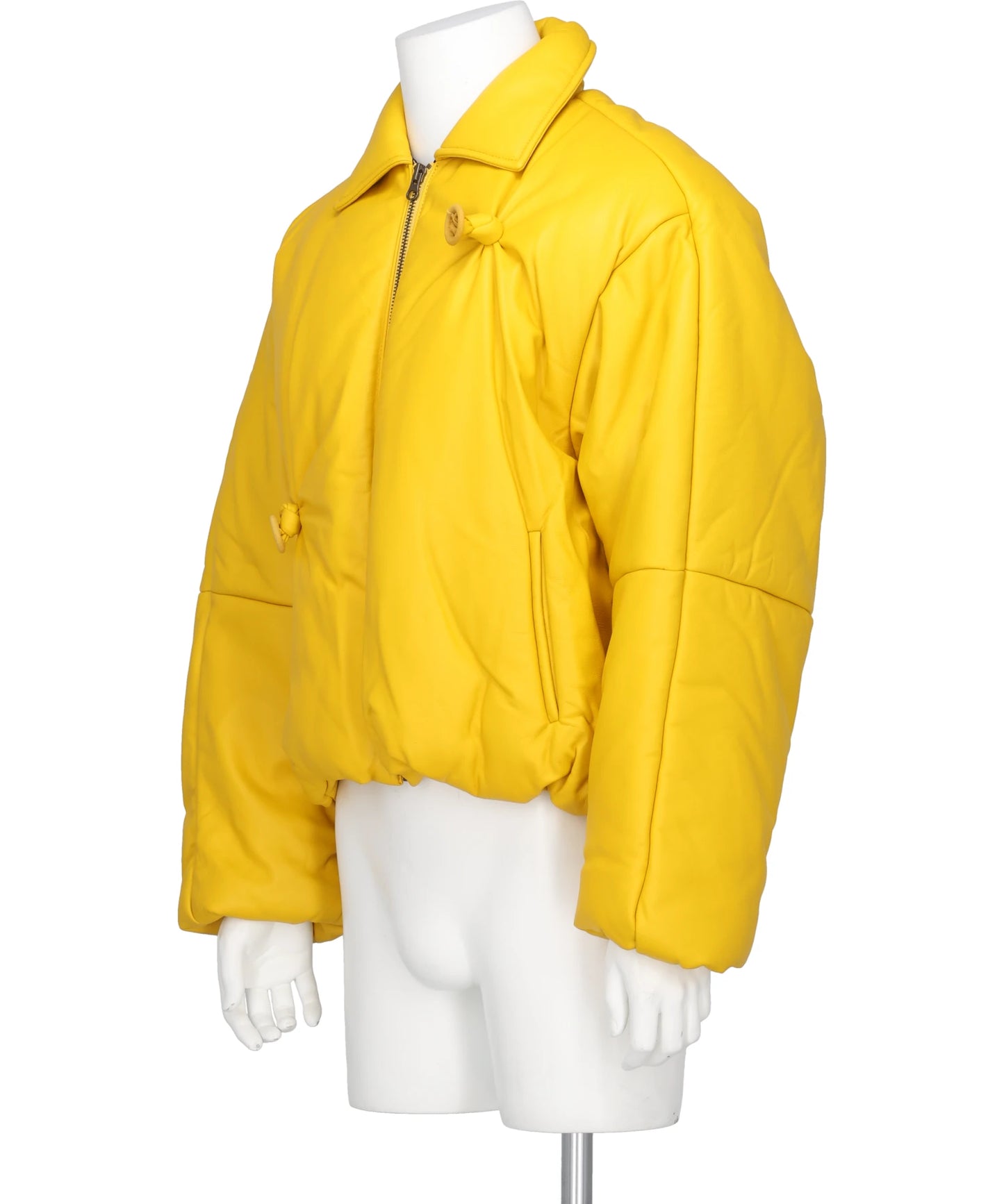 INFLATED BALLOON LEATHER JACKET