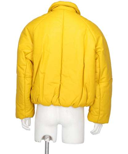 INFLATED BALLOON LEATHER JACKET