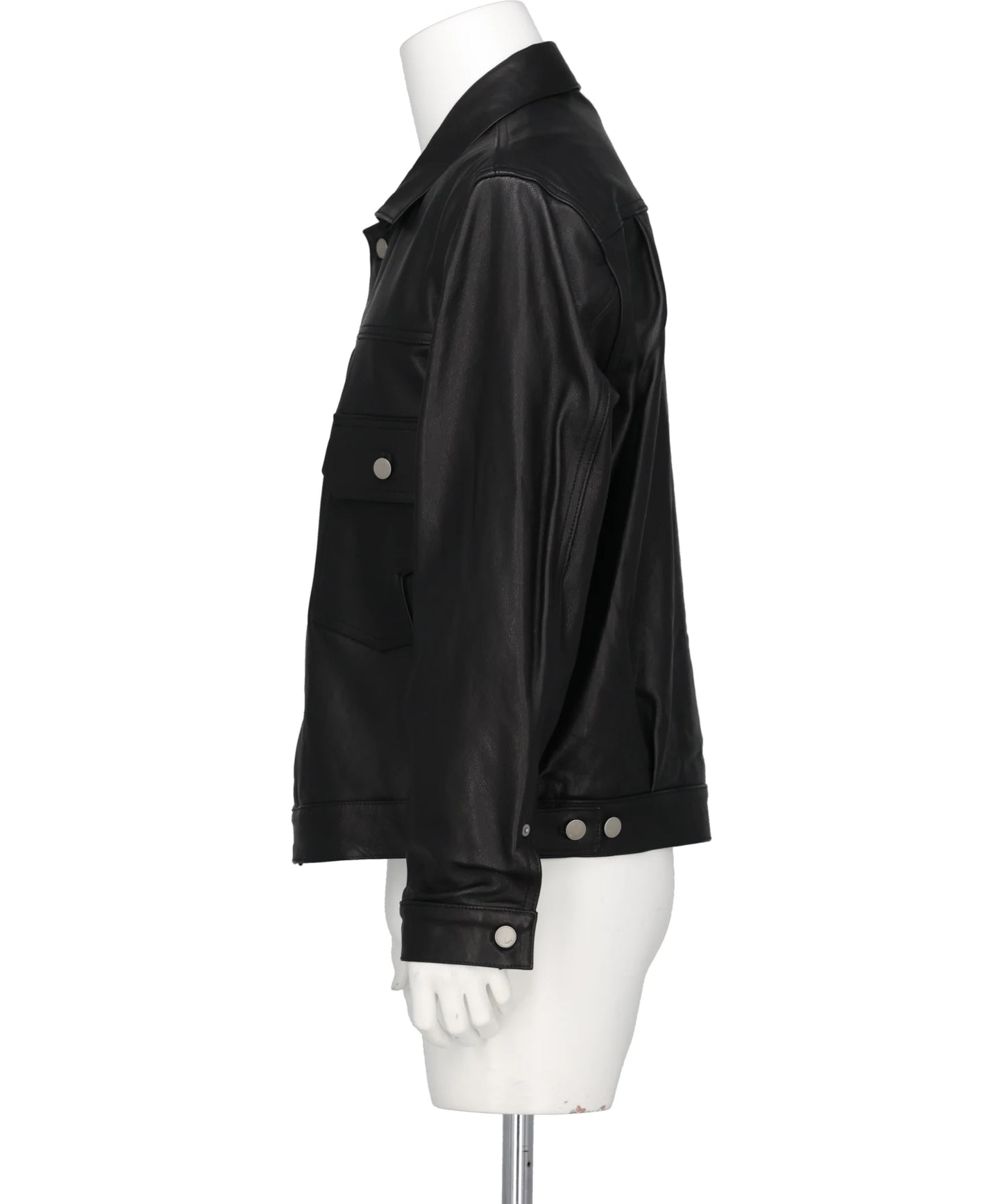 LEATHER TRUCKER JACKET