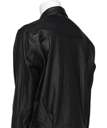 LEATHER TRUCKER JACKET